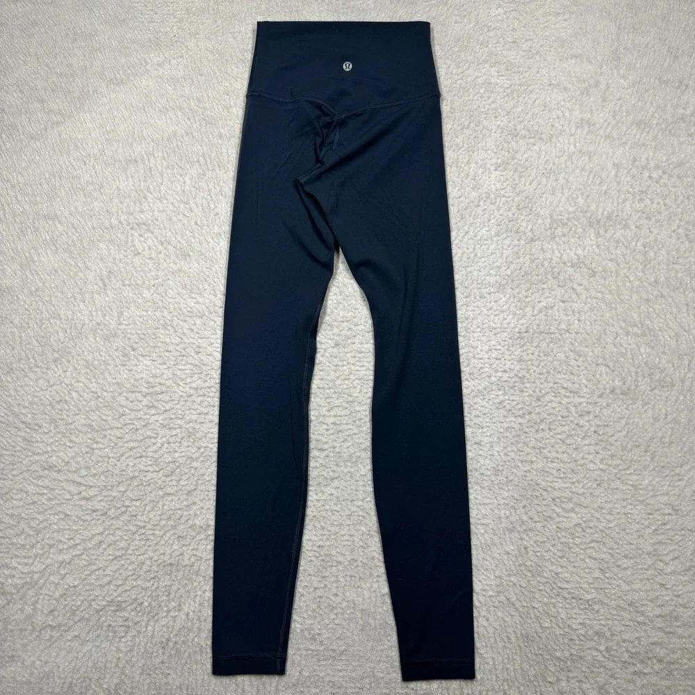 Lululemon Align Leggings High-Rise Athleticwear Gym Yoga Blue LW5CTES Women's 2